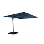 Voir la diapositive 1 : SWEEEK Parasol déporté rectangulaire 3x4 m - Wimereux - Parasol excentré inclinable dans 6 positions, rotatif à 360° + dalles à lester 50x50cm