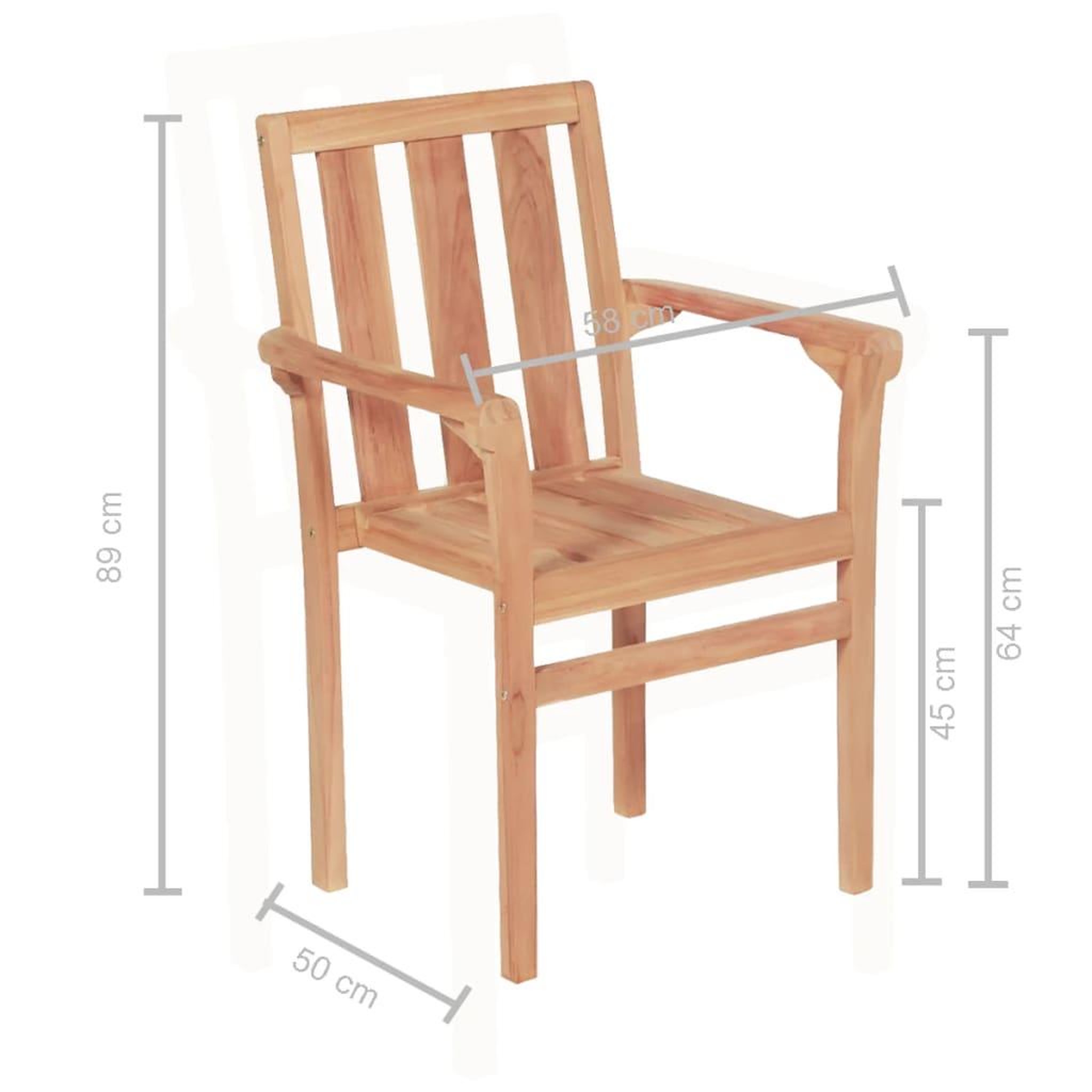 Voir la diapositive 6 : VIDAXL Ensemble de bistro de jardin 3 pcs teck solide