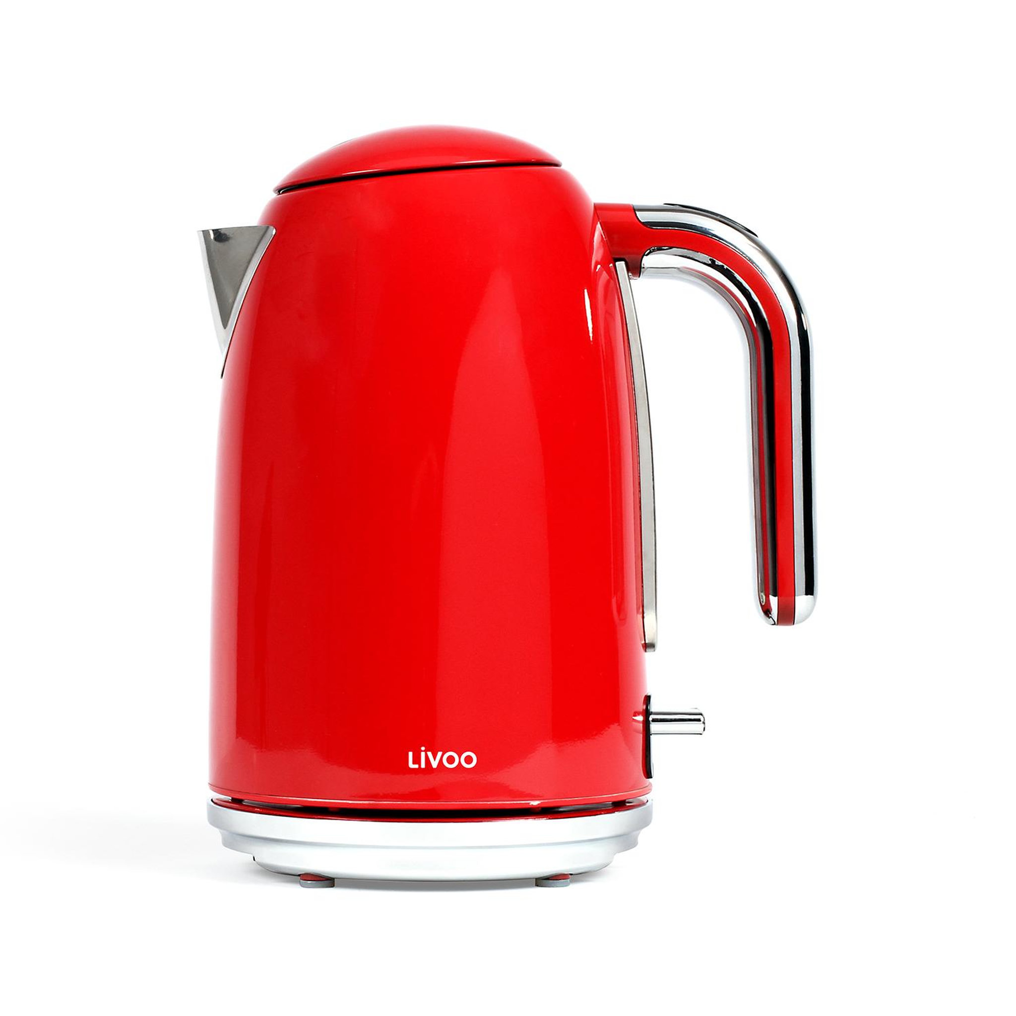 LIVOO Bouilloire électrique 1.7l 2200w rouge - dod180r