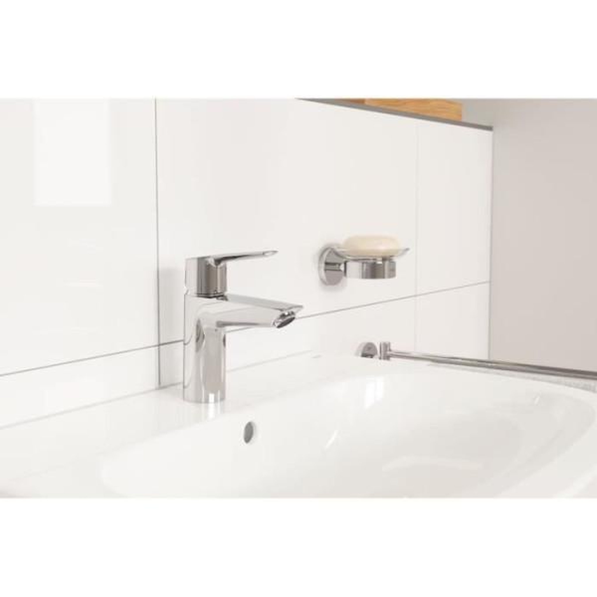 Voir la diapositive 2 : Grohe Mitigeur monocommande lavabo grohe quickfix start - économie d'eau - bonde clic clac incluse - taille s