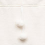 Voir la diapositive 2 : ATMOSPHERA Hotte de Noël  Imitation Fourrure  70cm Blanc