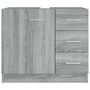 Voir la diapositive 3 : VIDAXL Armoire de lavabo Sonoma gris 63x30x54 cm Bois d'ingenierie