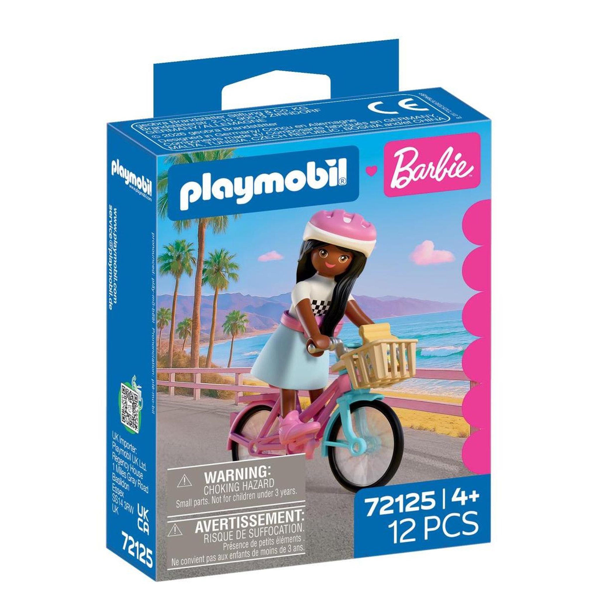 PLAYMOBIL 72125 Barbie Brooklyn Set de velo