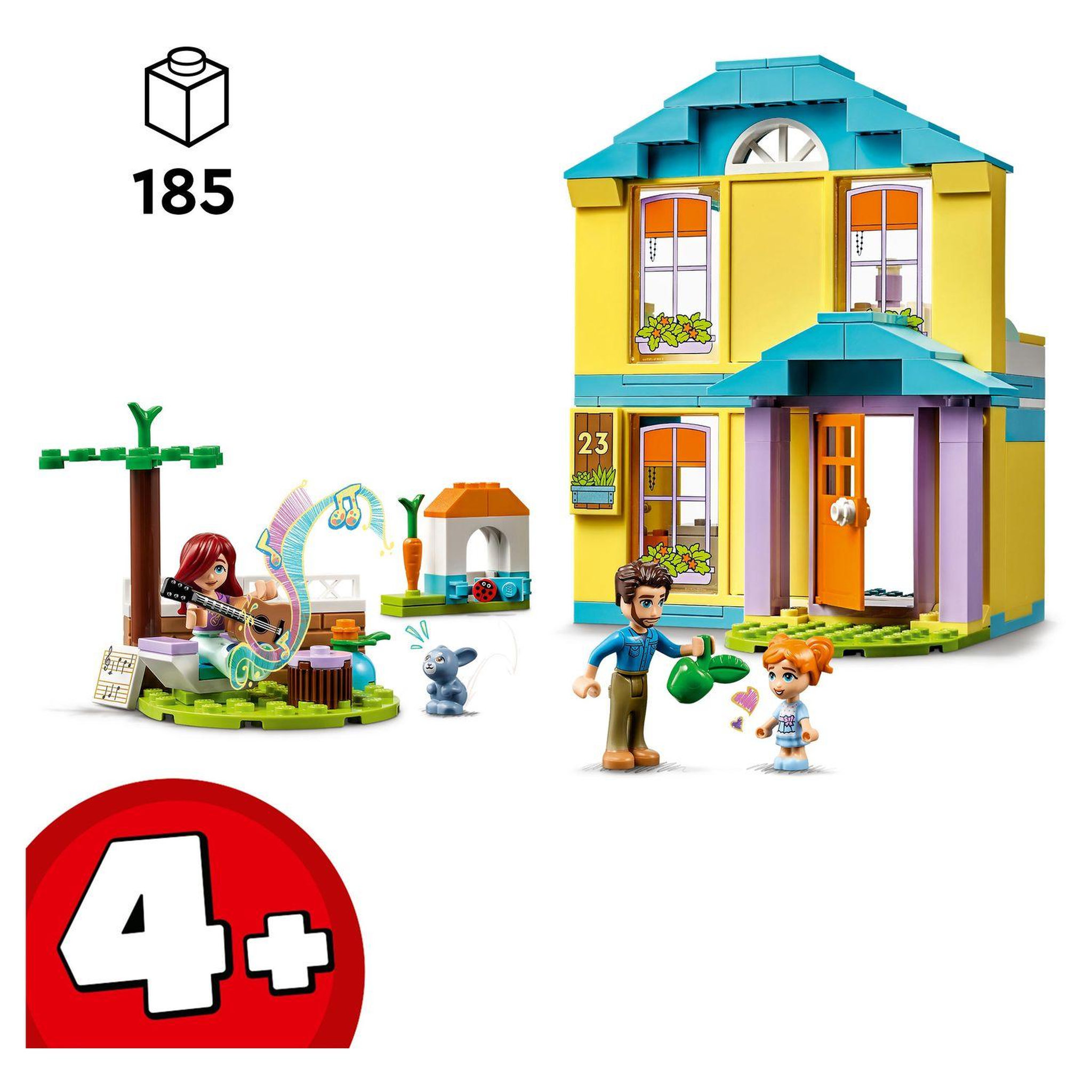 Voir la diapositive 4 : LEGO Friends 41724 La maison de Paisley, Jouet Filles et Garçons 4 Ans, avec Mini-Poupées, et Accessoires