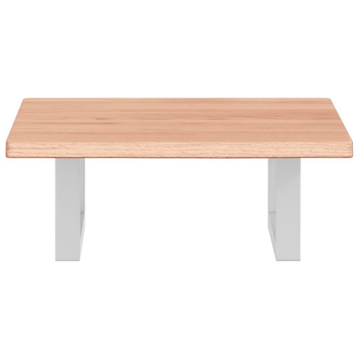 VIDAXL Etagere de vasque murale acier et bois de chene massif