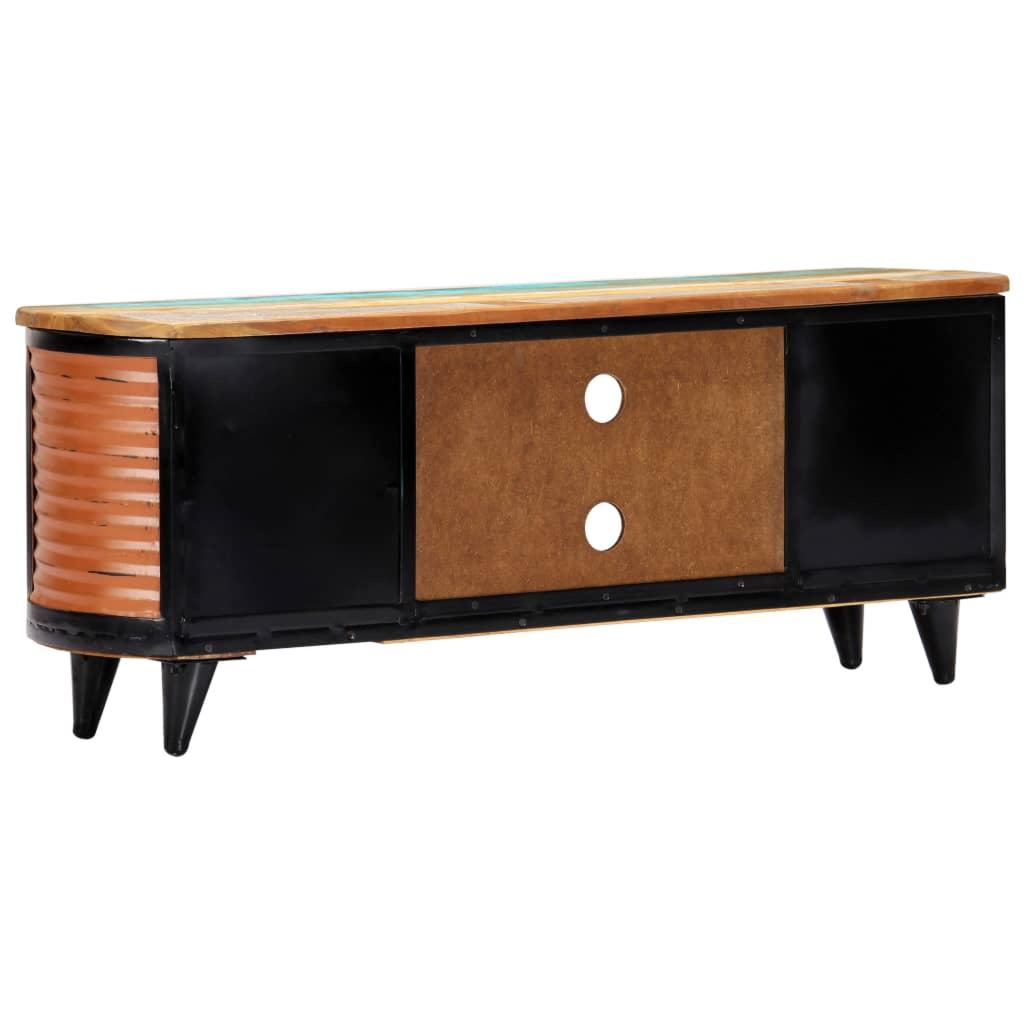 Voir la diapositive 3 : VIDAXL Meuble TV 120x30x45 cm Bois de recuperation massif
