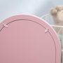 Voir la diapositive 6 : HOMCOM Coiffeuse enfant design girly - tabouret inclus - dim. 52L x 32l x 85H cm - tiroir, 3 miroirs - MDF bois de pin - rose poudré