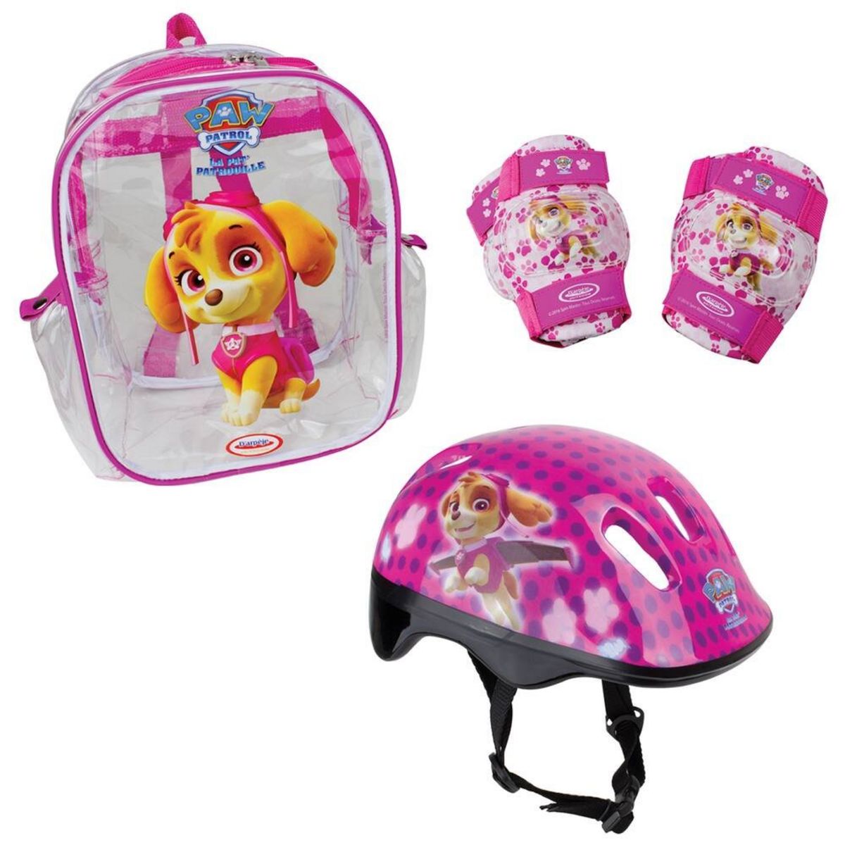 PAT PATROUILLE Set de protection+ casque + sac - Pat Patrouille Stella