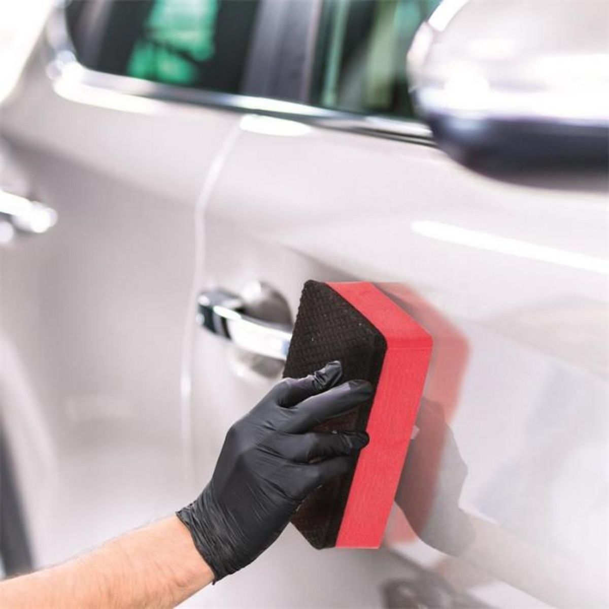 Paris Prix Éponge Lustrante  Voiture  18cm Rouge & Noir