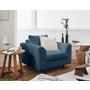 Voir la diapositive 1 : LISA DESIGN Rune - fauteuil - en tissu bouclette