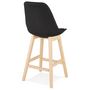 Voir la diapositive 4 : Paris Prix Tabouret de Bar Design  Betona  102cm Noir & Beige