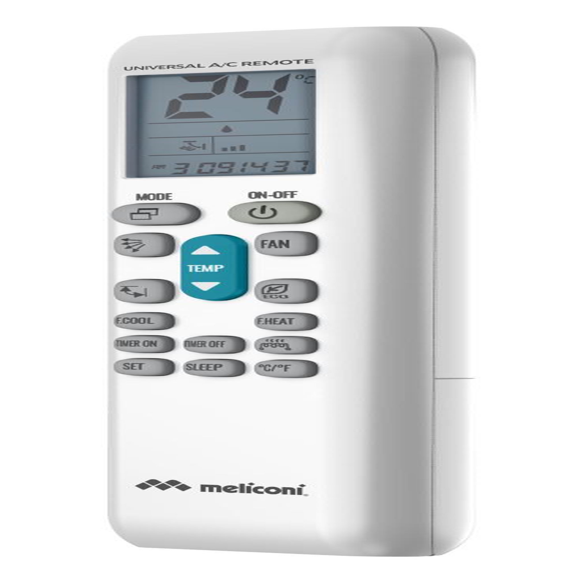 Voir la diapositive 3 : Meliconi Meliconi 802103 télécommande Climatiseur Appuyez sur les boutons
