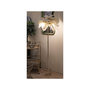 Voir la diapositive 5 : Paris Prix Lampadaire Imitation Plume  Palm  160cm Or & Camel