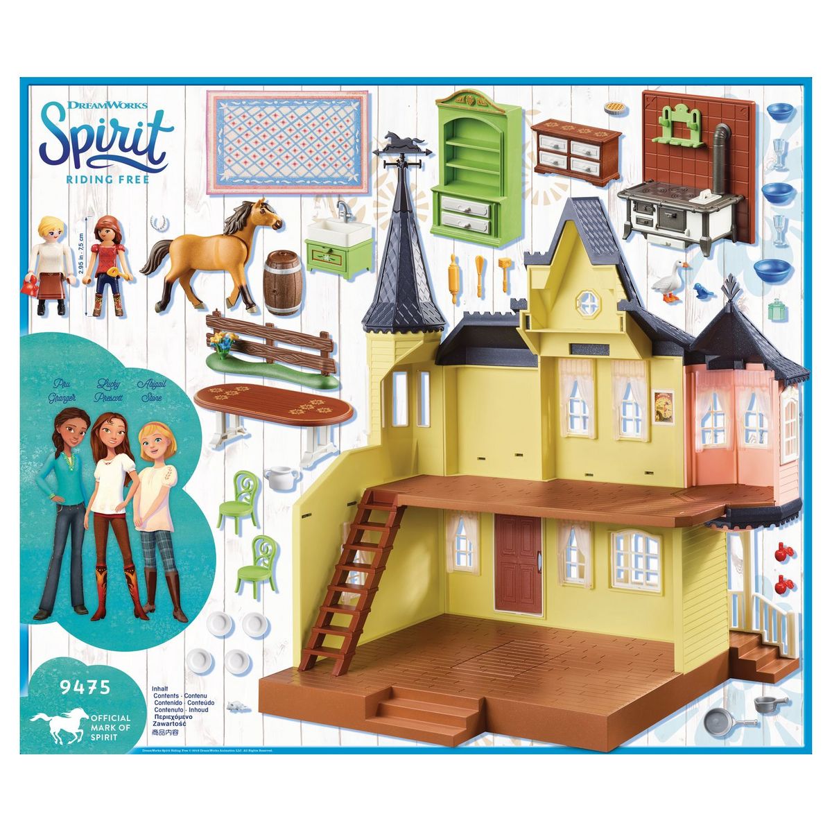PLAYMOBIL 9475 - Spirit - Maison de Lucky