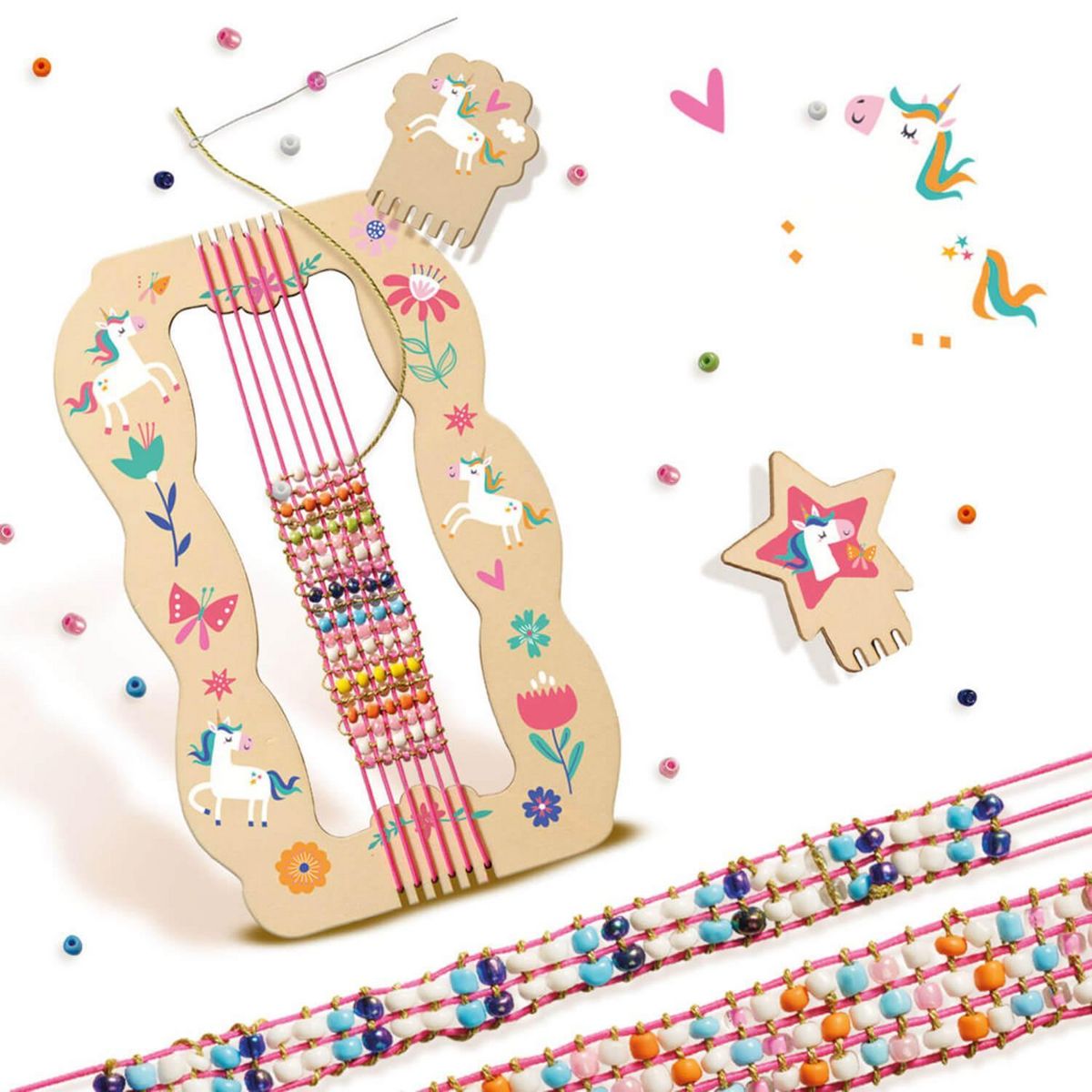 SES Creative Métier à tisser : Bracelets de perles en verre