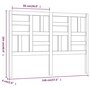 Voir la diapositive 6 : VIDAXL Tete de lit 146x4x104 cm Bois massif de pin