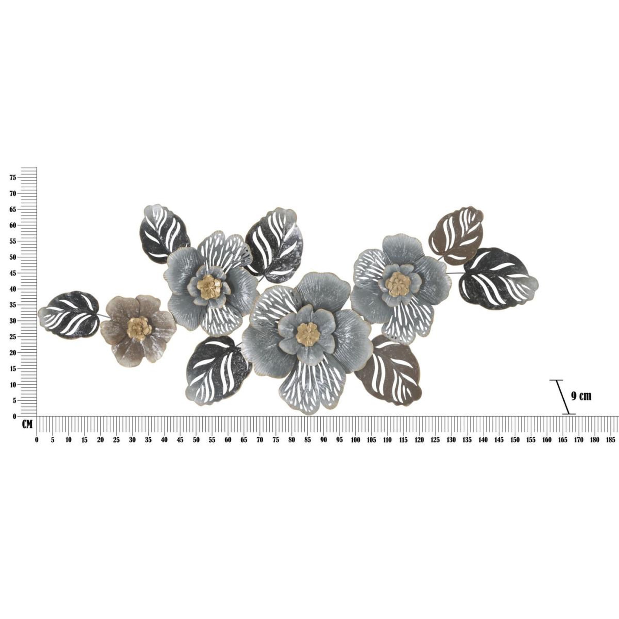 Voir la diapositive 6 : Paris Prix Décoration murale en métal  greys  157cm multicolore