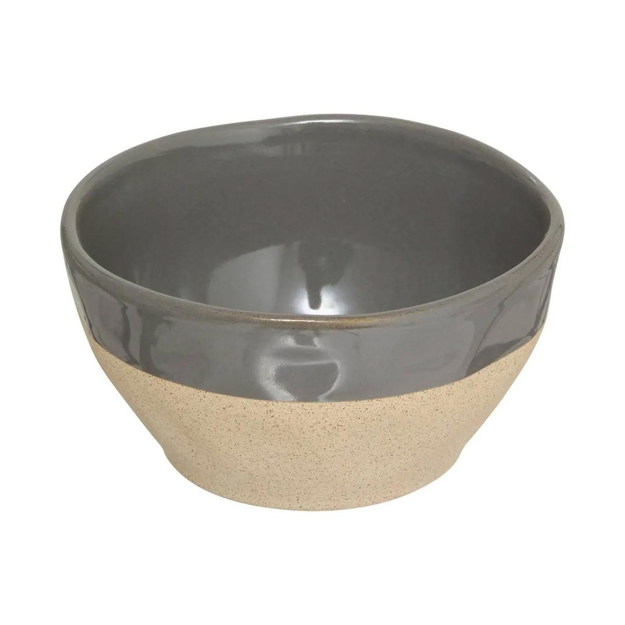Voir la diapositive 2 : SECRET DE GOURMET Lot de 6 coupelles en faïence  kate  30cl gris