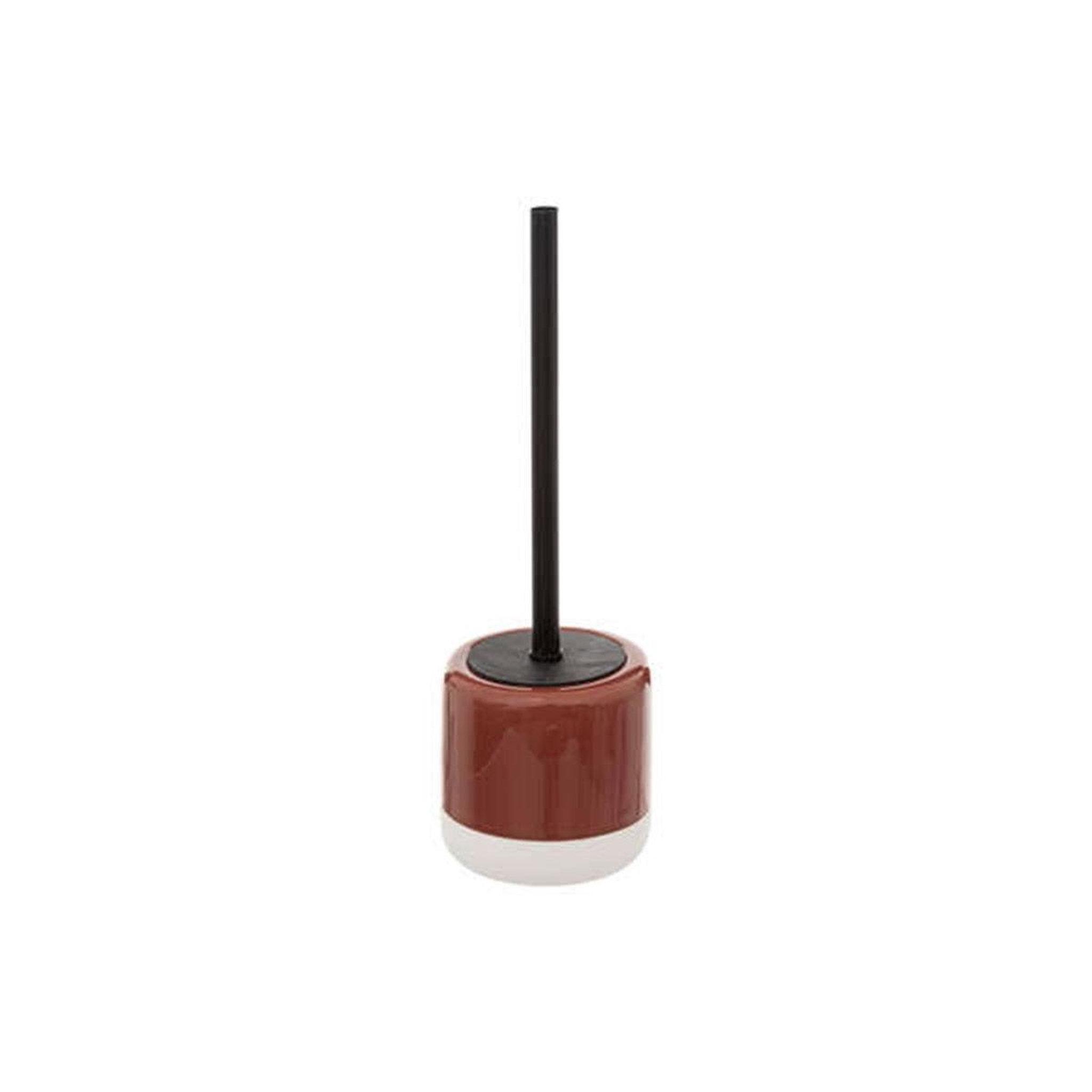 Voir la diapositive 1 : FIVE Brosse wc en dolomite  solar  37cm terracotta