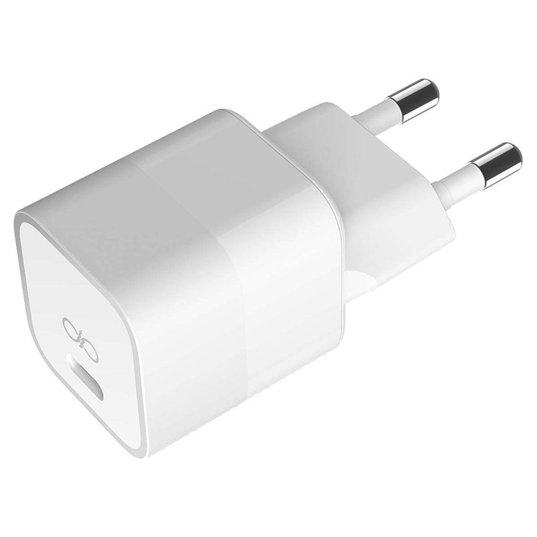 Voir la diapositive 3 : FORCE POWER Chargeur 30w usb c blanc recyclé