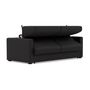 Voir la diapositive 4 : BEST MOBILIER Julia - canapé 3 places convertible express couchage quotidien 140 cm matelas 14 cm en tissu