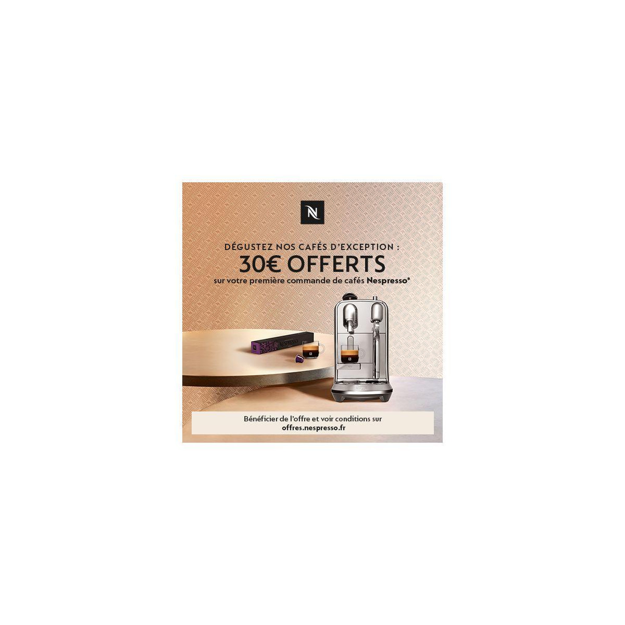 Voir la diapositive 2 : SAGE APPLIANCES Nespresso creatista plus sel de mer