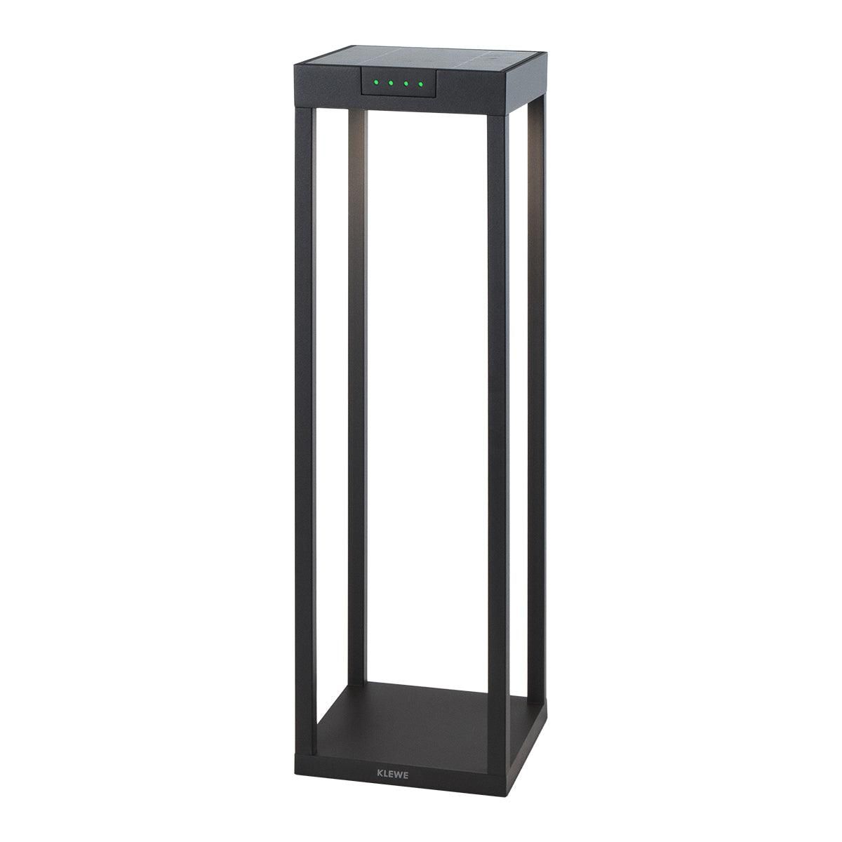 Lumisky Borne solaire RADIA Noir Aluminium H50cm
