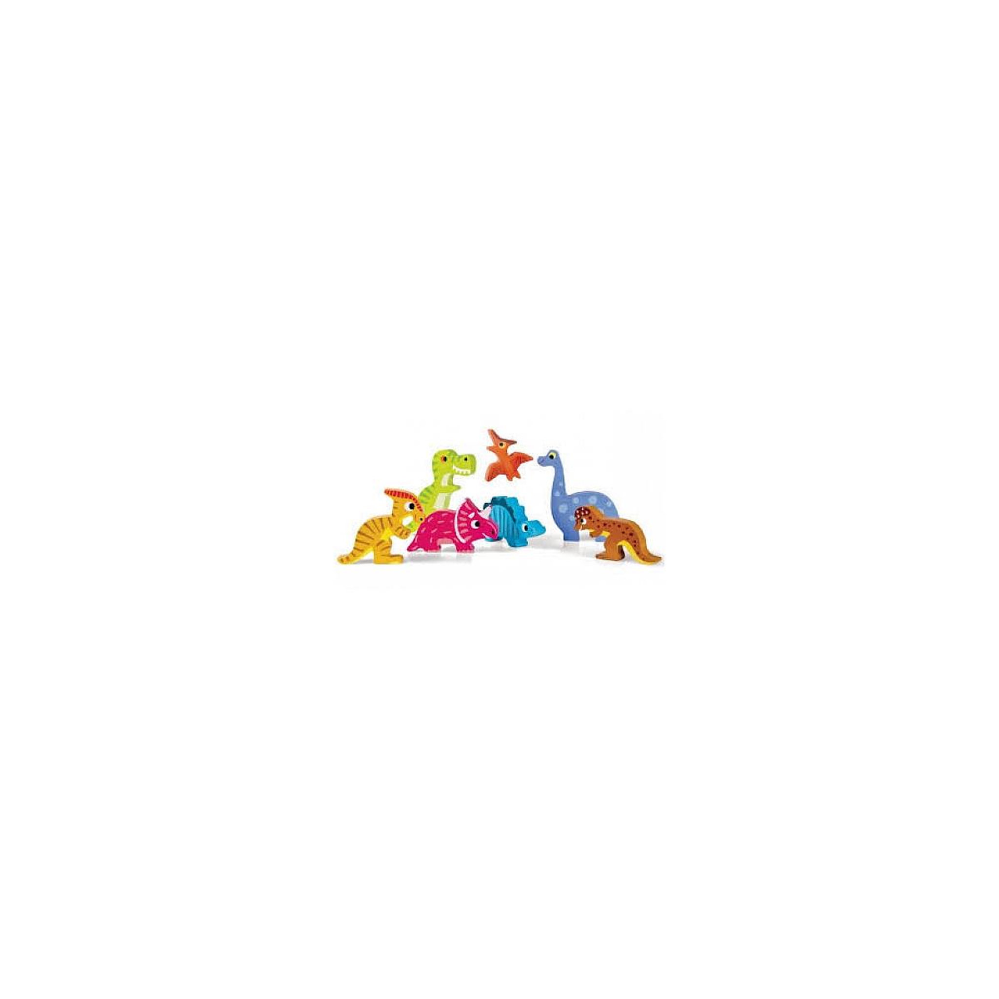 JANOD Chunky puzzle encastrement Dinosaures