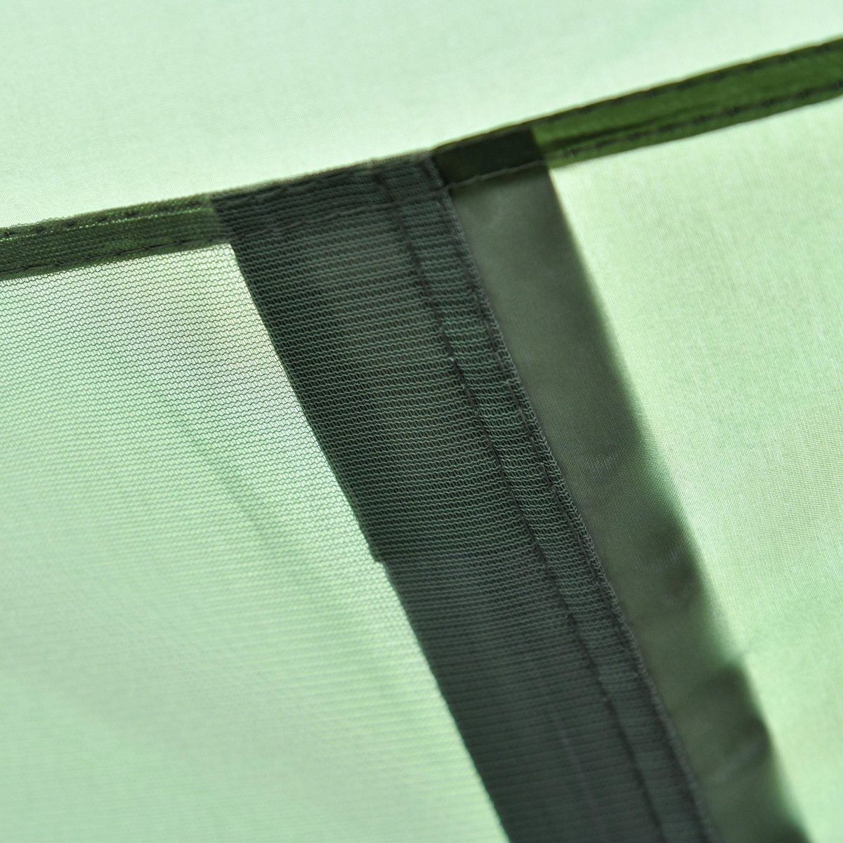 OUTSUNNY Tente de camping 4-5 personnes montage instantanée pop-up 2 portes enroulables 4 fenêtres dim. 2,63L x 2,2l x 1,23H m fibre verre polyester PE vert gris