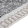 Voir la diapositive 3 : VIDAXL Tapis Noir et gris 120x180 cm Coton