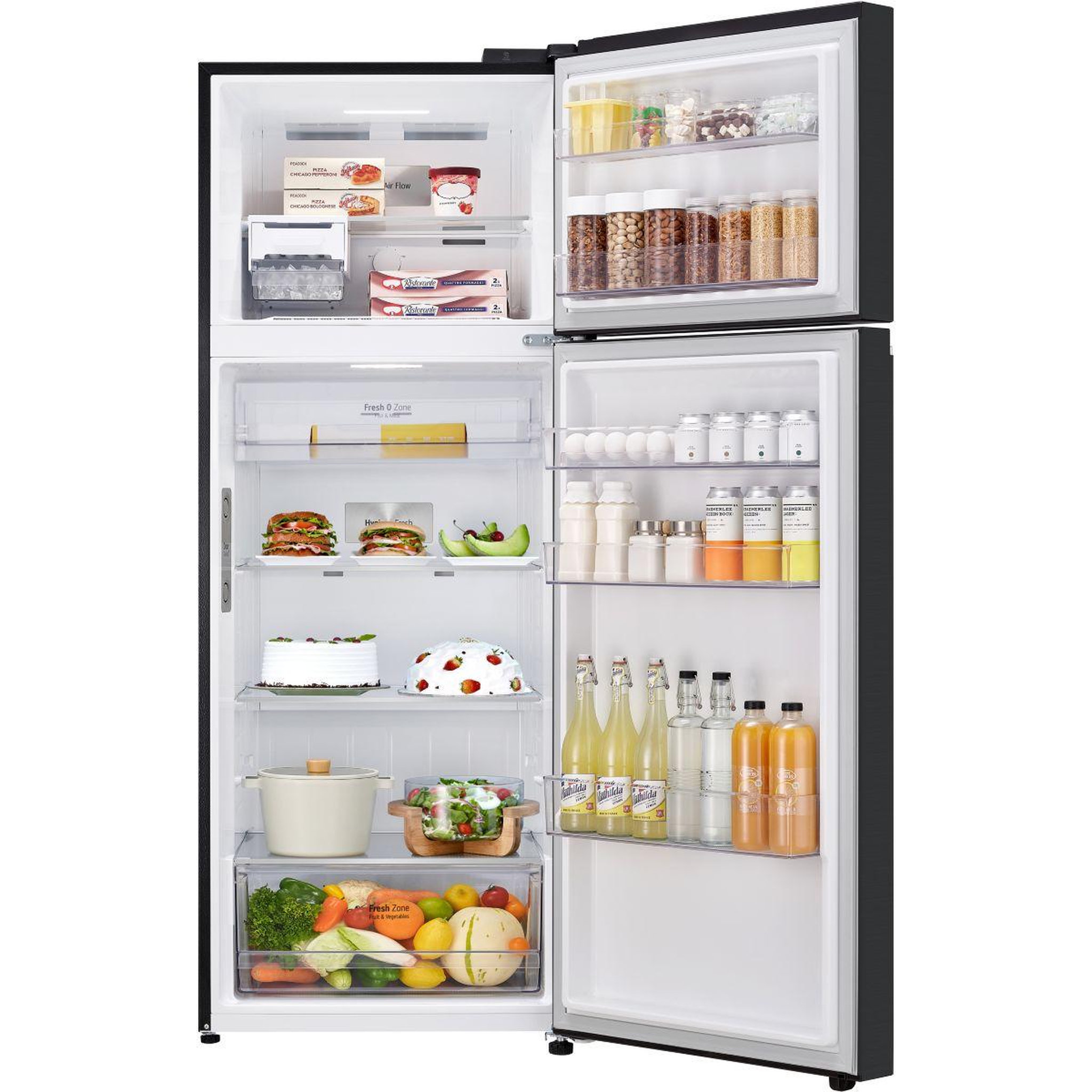 Voir la diapositive 4 : LG Réfrigérateur 2 portes gtbv44epbkd