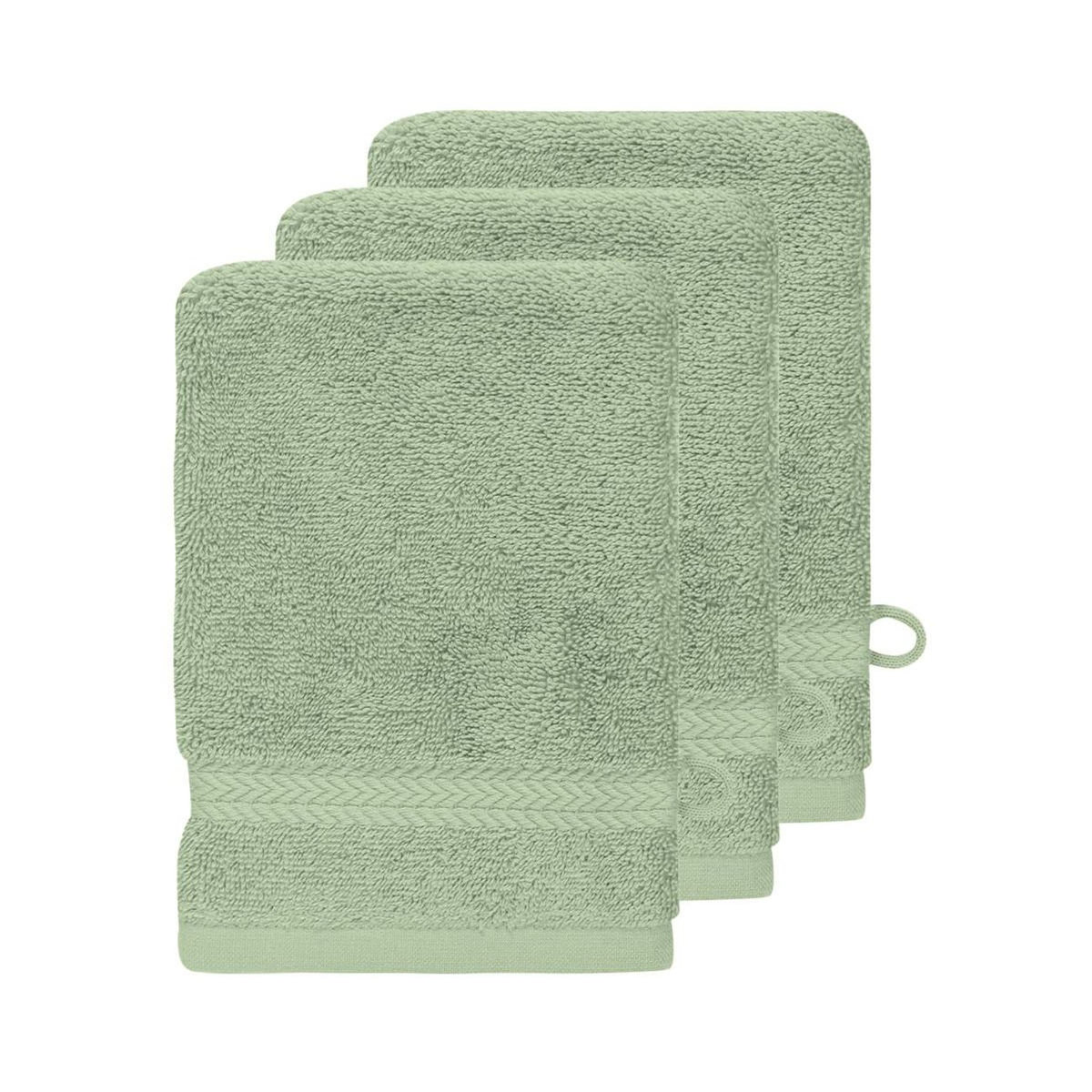 Sensei Maison Lot de 3 gants de toilette 550 g/m² LUXURY - 16x22 cm