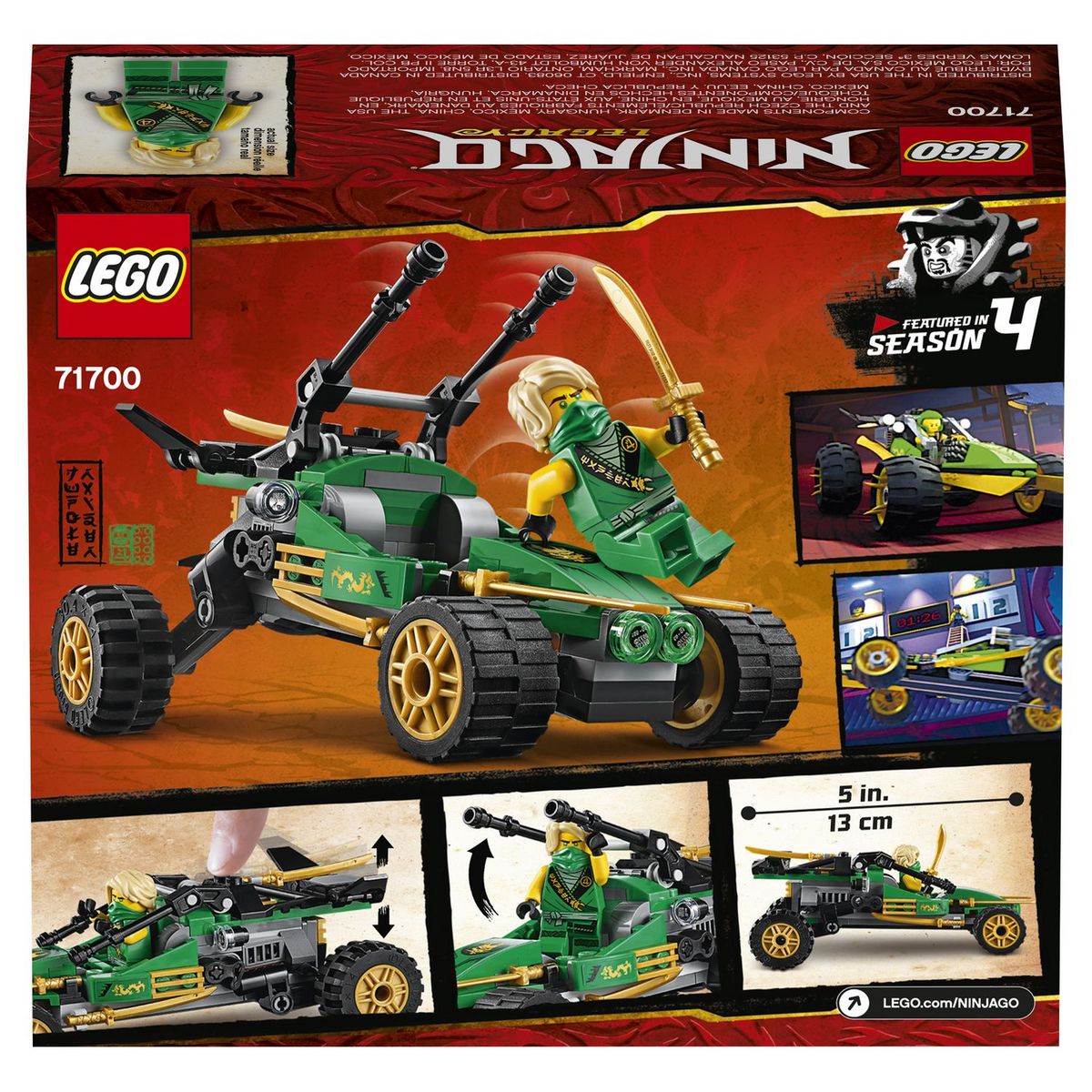 LEGO Ninjago 71700 - Le Buggy de la Jungle