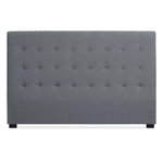 Paris Prix Tête de Lit Capitonnée en Tissu  Amor  180cm Gris