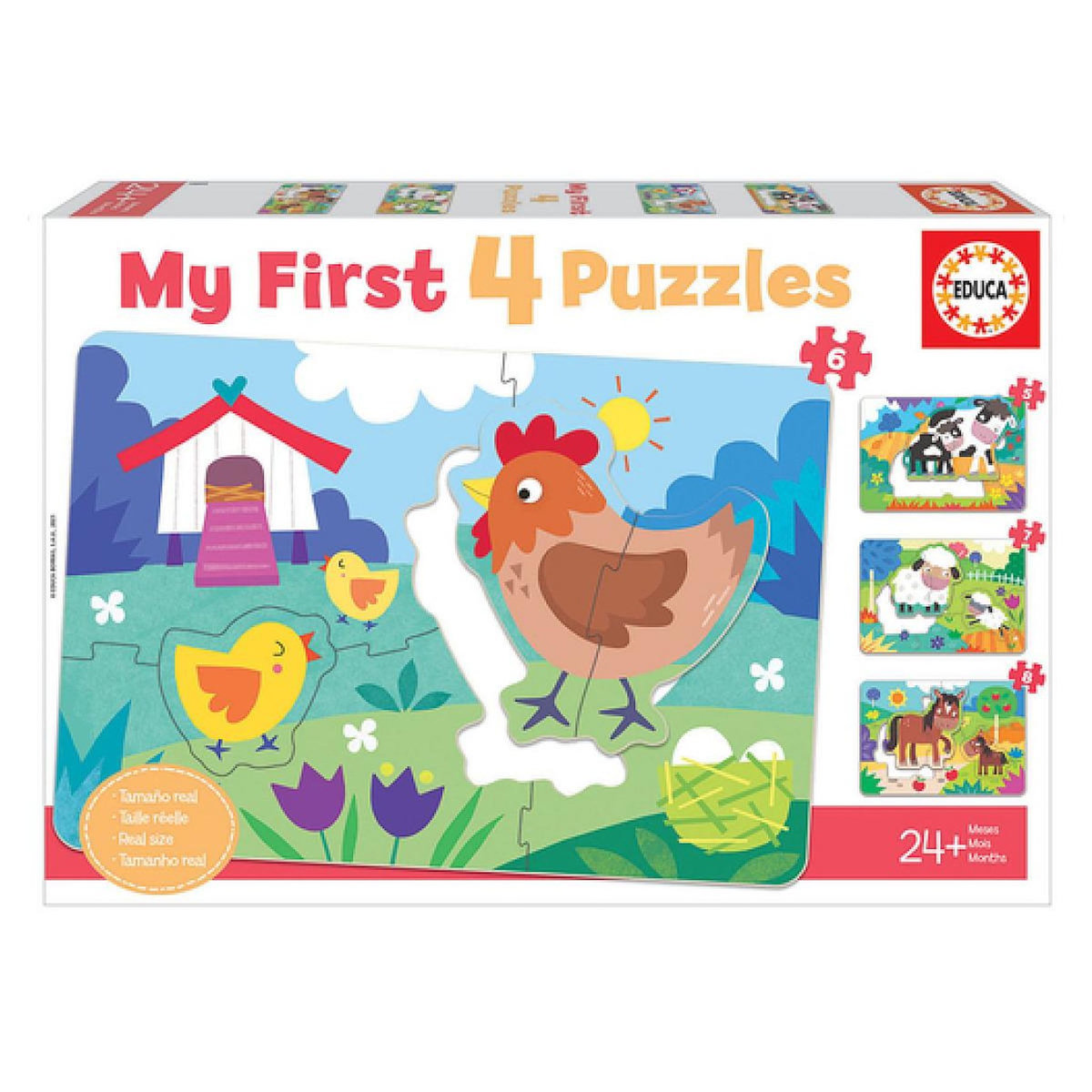 EDUCA Mes Premiers Puzzles Progressifs Mamans et bébés