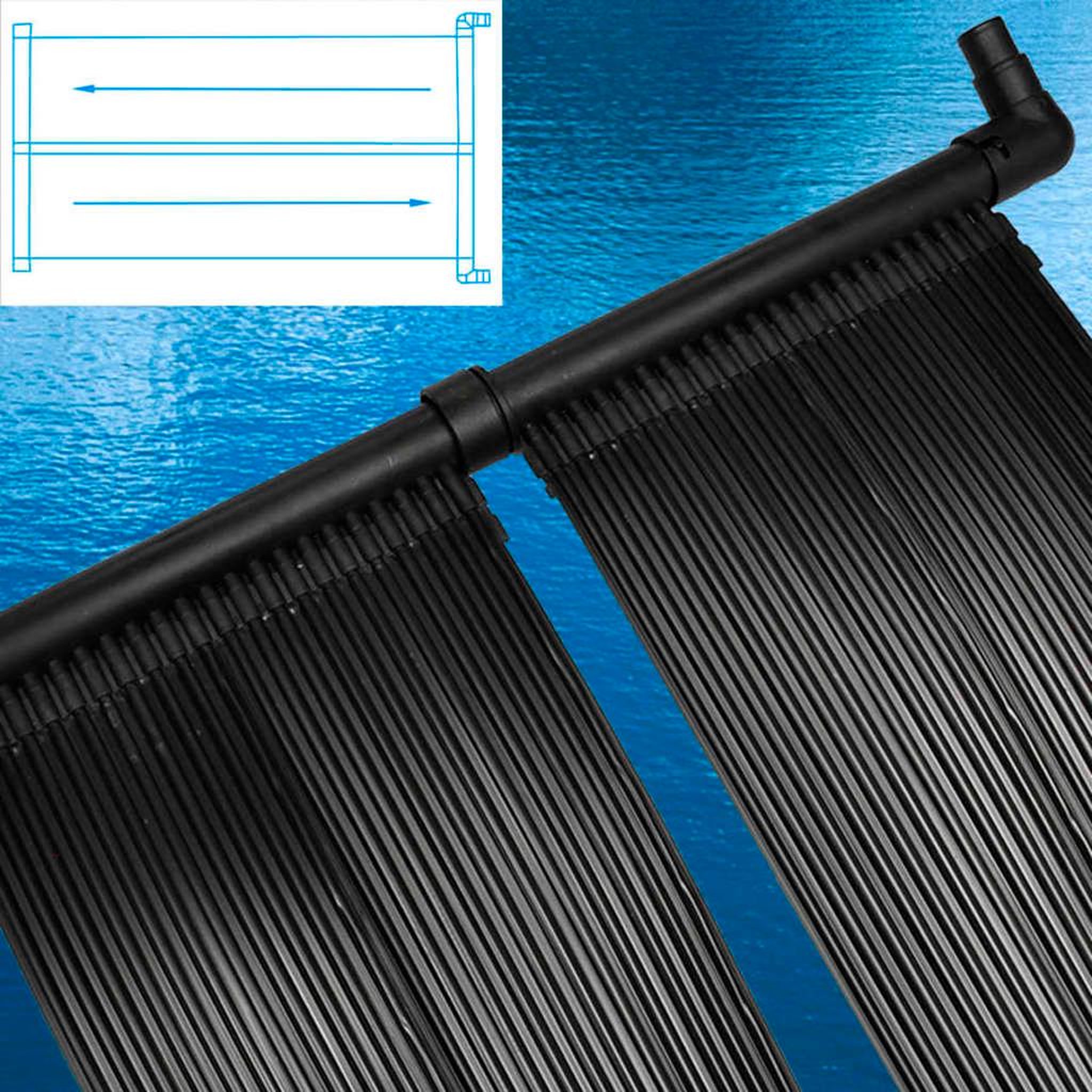 Voir la diapositive 2 : VIDAXL Panneau solaire pour chauffage de piscine (set de 2)