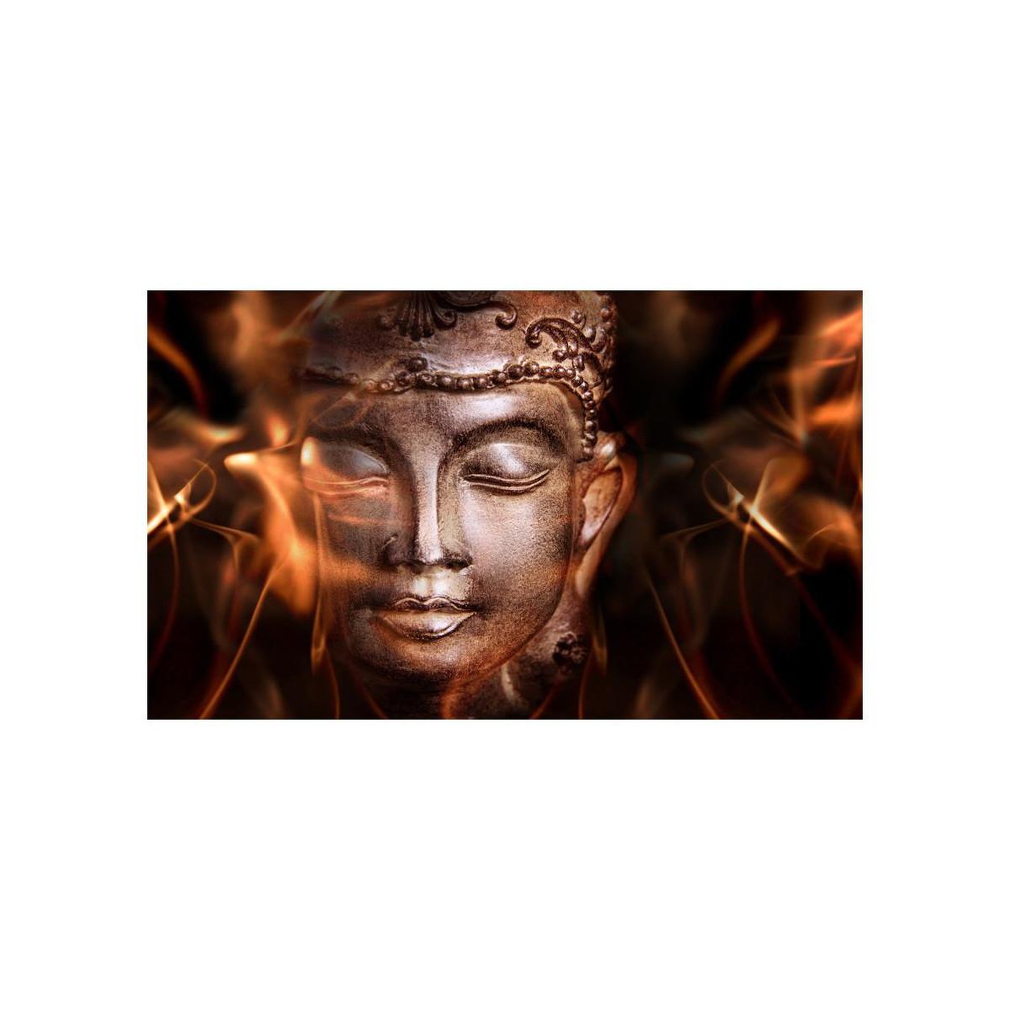 Voir la diapositive 2 : Paris Prix Papier peint  buddha. Fire of meditation ii  270x450cm