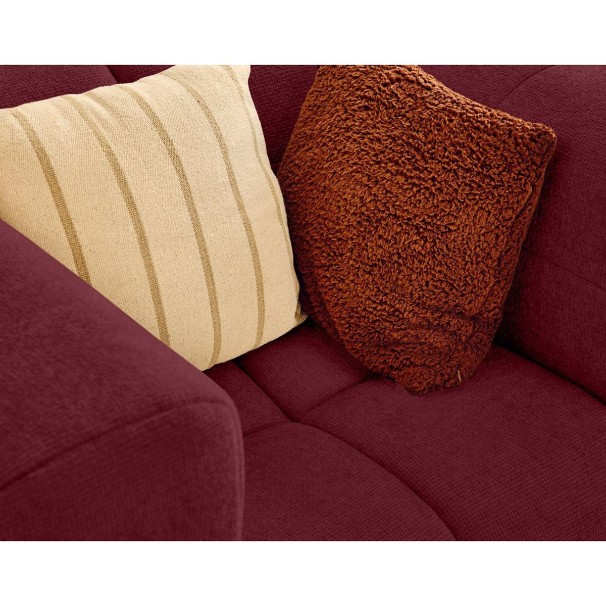 LISA DESIGN Suzano - fauteuil en tissu texturé