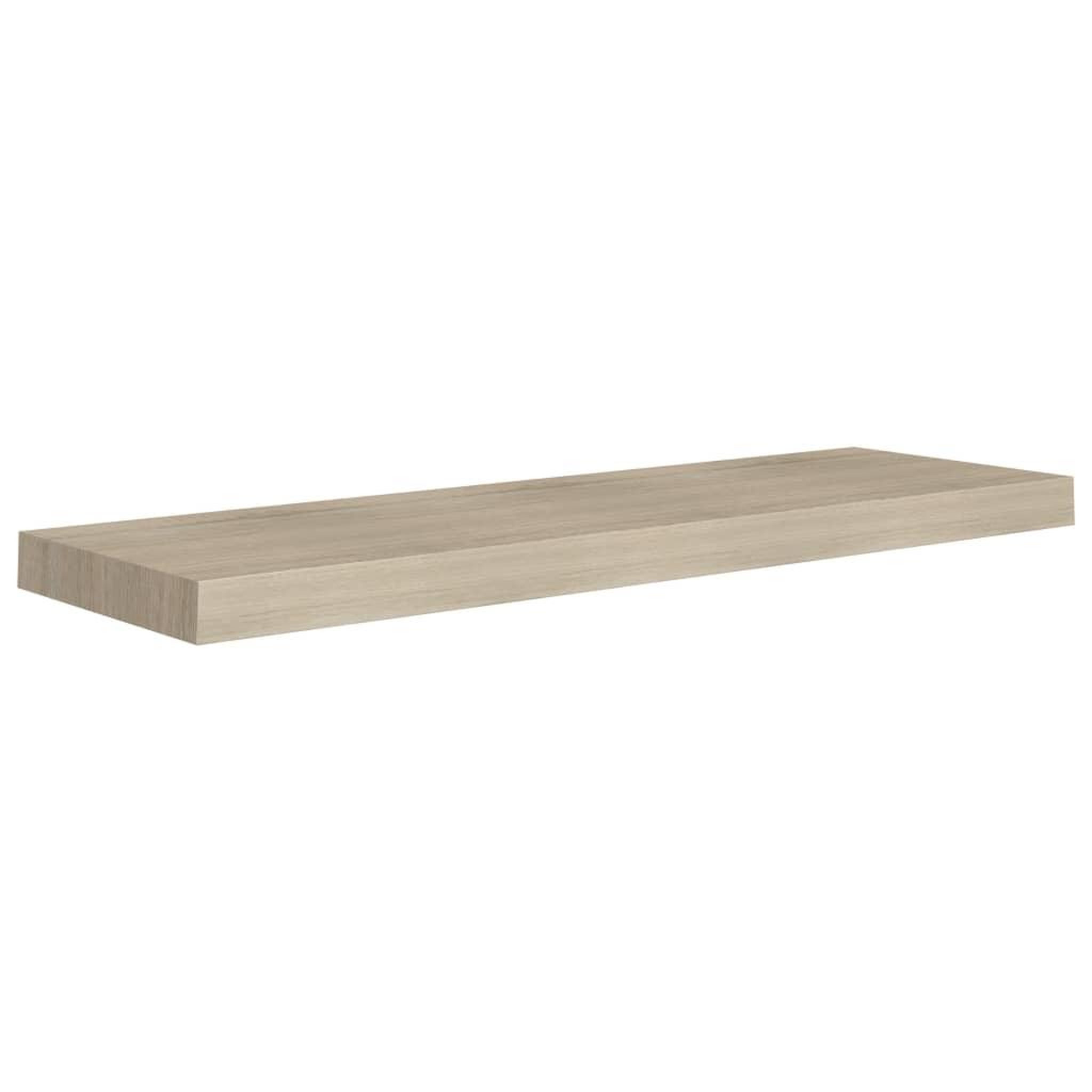 Voir la diapositive 2 : VIDAXL Etagere flottante murale chene 80x23,5x3,8 cm MDF
