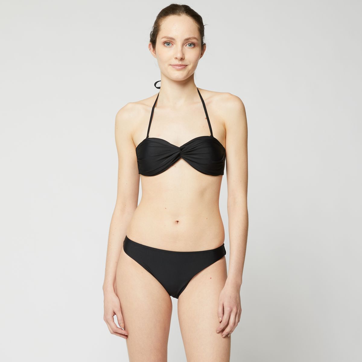 INEXTENSO Bas de maillot de bain noir femme 
