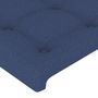 Voir la diapositive 5 : VIDAXL Tete de lit avec oreilles Bleu 83x23x78/88 cm Tissu