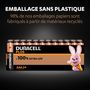 Voir la diapositive 5 : DURACELL Lot de 24 piles duracell plus 100 % AAA panière