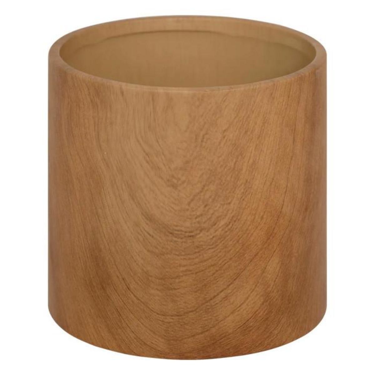 ATMOSPHERA Lot de 2 Cache-Pots Effet Bois  Soa  14cm Naturel
