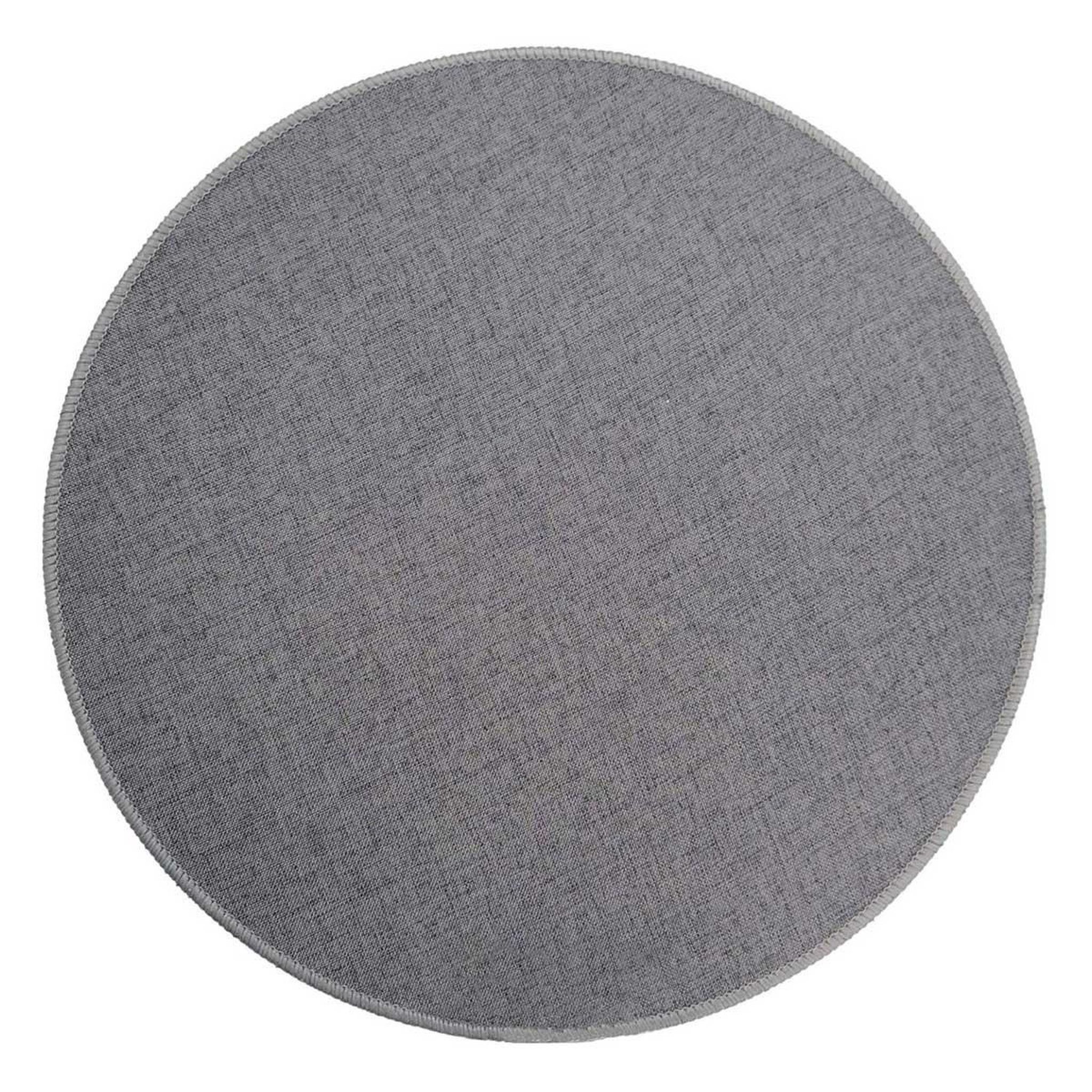 Douceur d'Intérieur Set de table rond tissé  edward  38cm gris