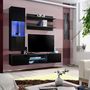 Voir la diapositive 2 : Paris Prix Meuble TV Mural Design  Fly XX  170cm Noir