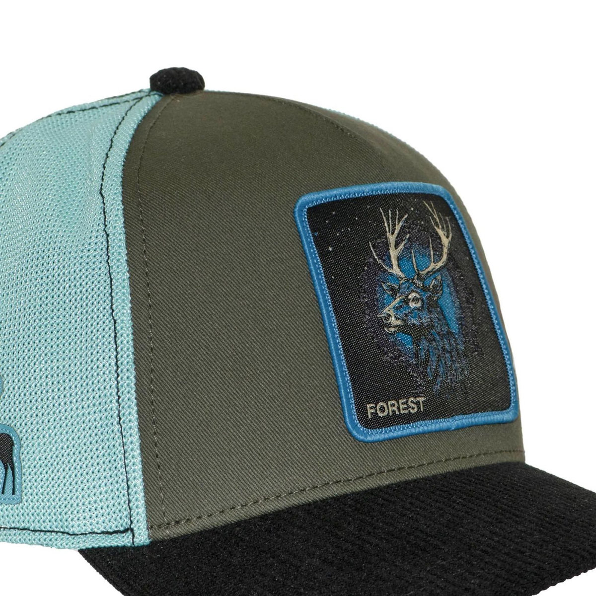 CAPSLAB Casquette trucker  premium avec filet  Forest