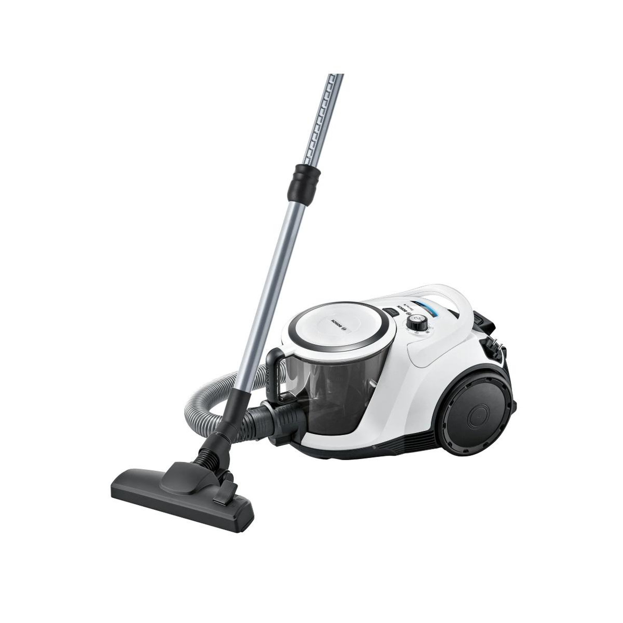 BOSCH Aspirateur sans sac 550w 72db blanc/noir - bgs41k332