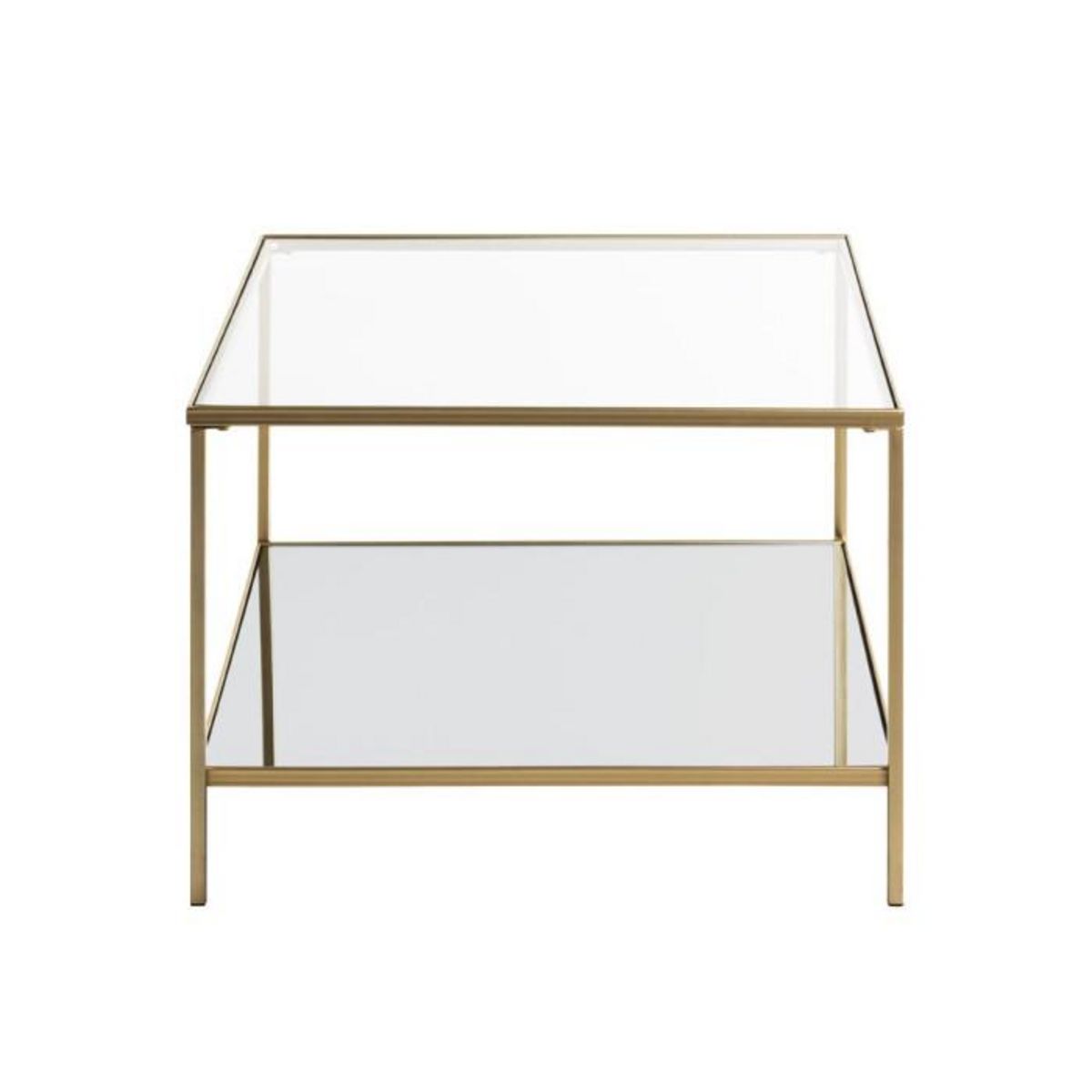 Paris Prix Table d'Appoint Carrée Design  Timana  60cm Or