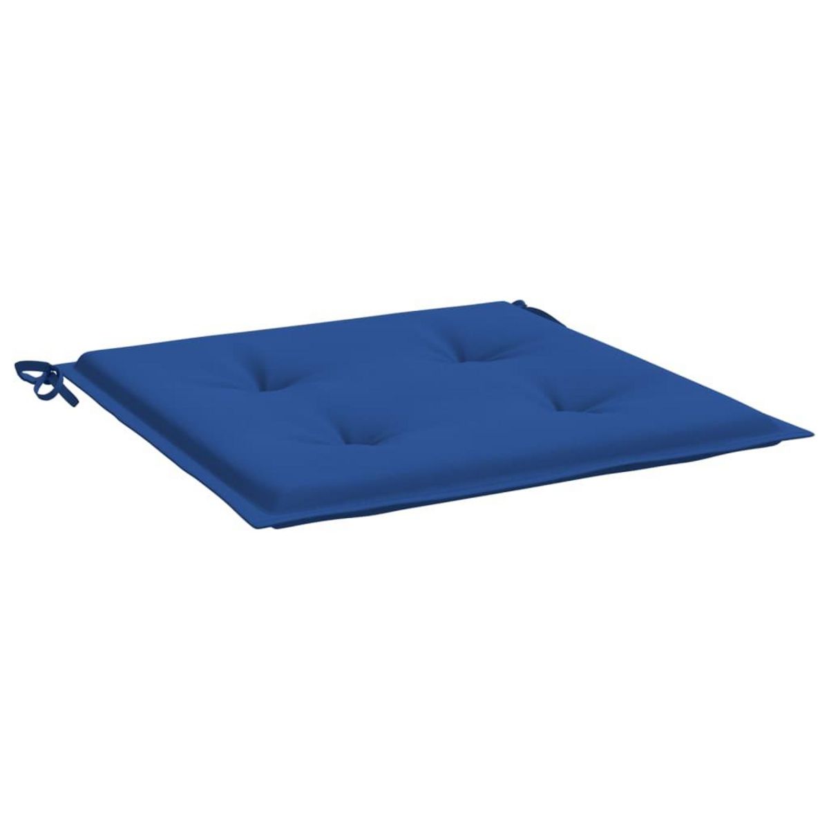 VIDAXL Coussins de chaise de jardin lot de 6 bleu royal 40x40x3 cm