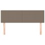 Voir la diapositive 3 : VIDAXL Tetes de lit 2 pcs Taupe 72x5x78/88 cm Tissu